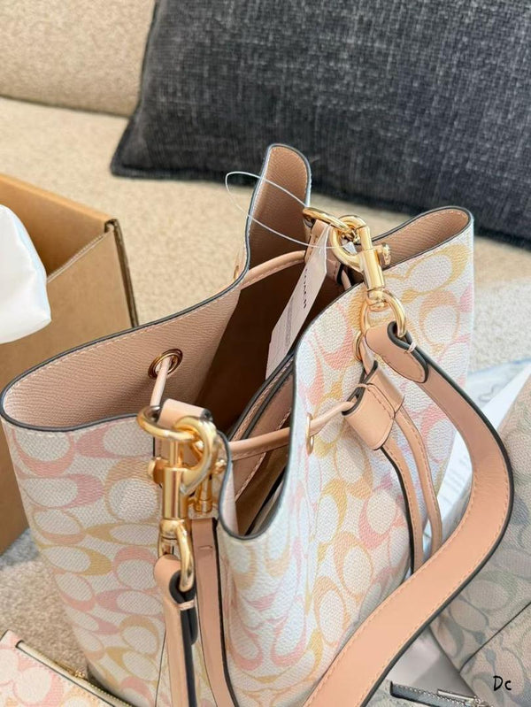 Premium Leather Bucket Shoulder Bag – CBH07
