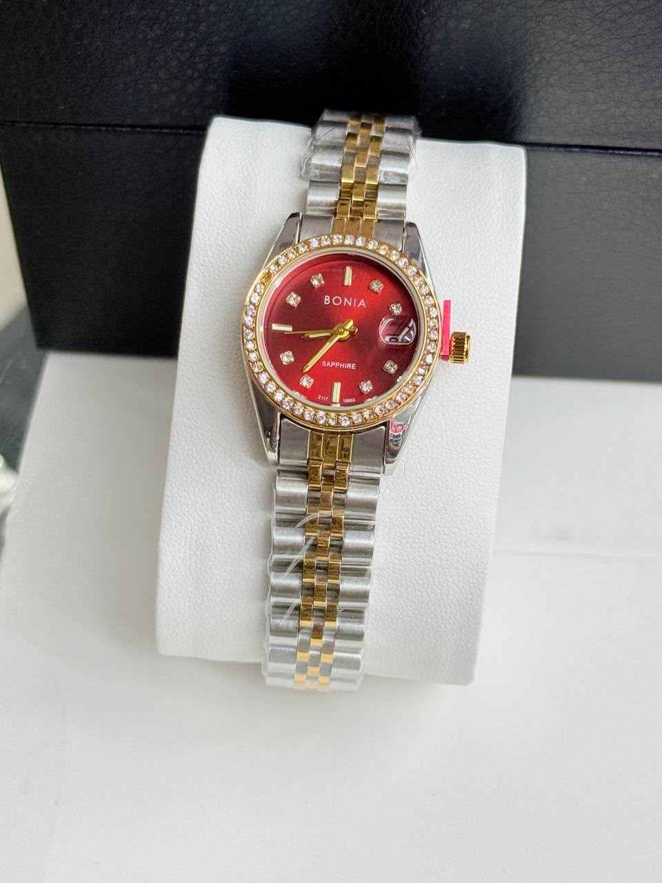 Ladies Crystal Dial Stainless Steel Watch