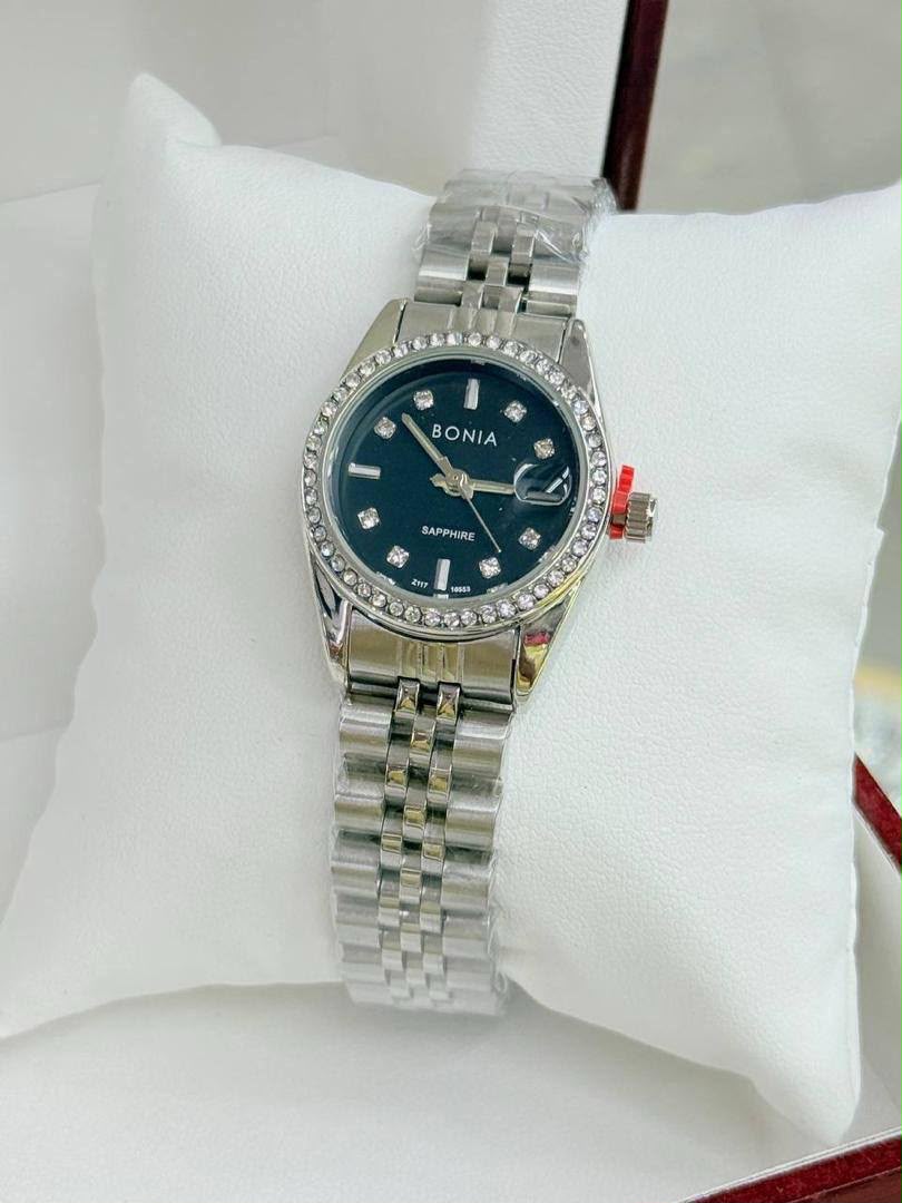 Ladies Crystal Dial Stainless Steel Watch